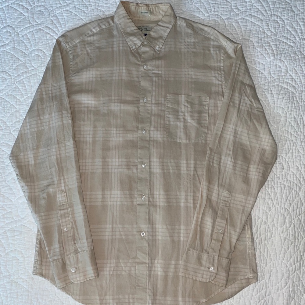 J. CREW Men’s Secret Wash Button Up